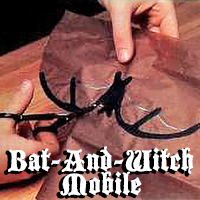 Bat and Witch Mobile