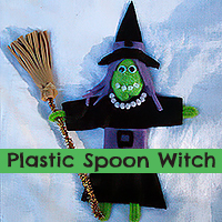 Plastic Spoon Witch