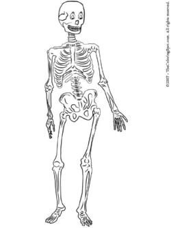 a Halloween-themed coloring page