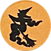 small witch sticker